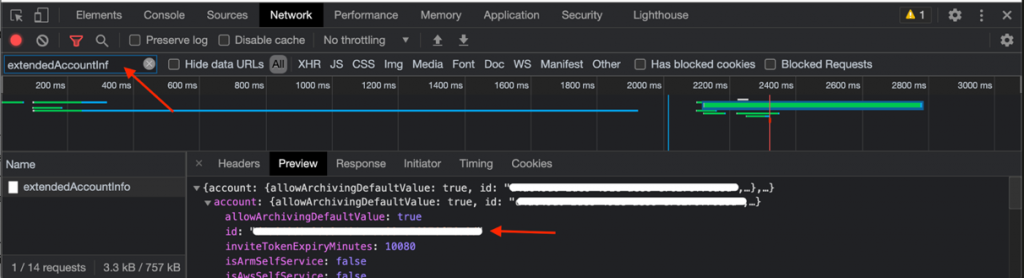 Getting your account universally unique identifier (UUID)